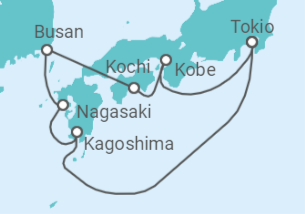 Reiseroute der Kreuzfahrt  A Journey through Traditions and Coastal City Wonders - Explora Journeys