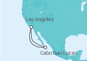 Reiseroute der Kreuzfahrt  Mexiko - Royal Caribbean