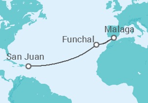 Reiseroute der Kreuzfahrt  Portugal - Seadream Yacht Club