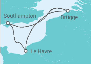 Reiseroute der Kreuzfahrt  Norwegen Alles Inklusive - mit flug - Celebrity Cruises