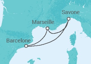 Reiseroute der Kreuzfahrt  Italien, Spanien, Portugal, Bermudas Alles Inklusive - mit flug - Celebrity Cruises