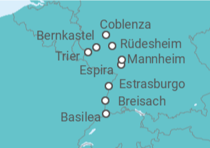 Reiseroute der Kreuzfahrt  Weltenbummler von Korfu nach Kapstadt - AIDA