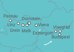Reiseroute der Kreuzfahrt  Von Kiel über die Azoren in die Dom. Republik - AIDA