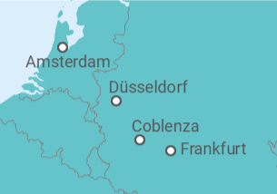 Reiseroute der Kreuzfahrt  Südafrika, Seychellen, Mauritius & Madagaskar 2 - AIDA