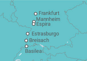 Reiseroute der Kreuzfahrt  Seychellen, Madagaskar & Mauritius - AIDA