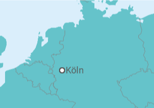 Reiseroute der Kreuzfahrt  Gourmetkreuzfahrt ab/bis Köln - Nicko Cruises