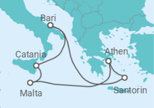 Italien Malta Griechenland Kreuzfahrt Ab 529 Schiff Costa Magica Costa Kreuzfahrten Logitravel