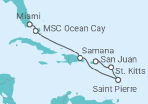 Reiseroute der Kreuzfahrt  A Sensational New Year Celebration - Explora Journeys