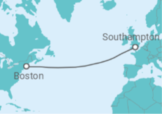 Reiseroute der Kreuzfahrt  USA - NCL Norwegian Cruise Line