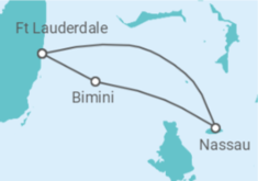 Reiseroute der Kreuzfahrt  Bahamas - Royal Caribbean