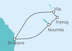 Reiseroute der Kreuzfahrt  Nauru, Vanuatu - Royal Caribbean