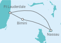 Reiseroute der Kreuzfahrt  Bahamas - Celebrity Cruises