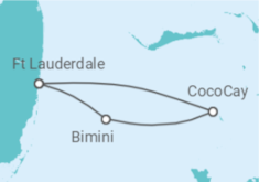 Reiseroute der Kreuzfahrt  USA - Celebrity Cruises