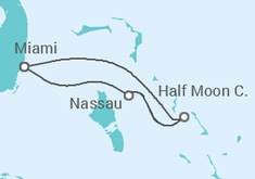 Reiseroute der Kreuzfahrt  BAHAMAS - Carnival Cruise Line
