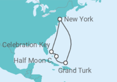Reiseroute der Kreuzfahrt  EASTERN CARIBBEAN - Carnival Cruise Line