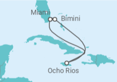 Reiseroute der Kreuzfahrt  Jamaika - Virgin Voyages