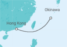 Reiseroute der Kreuzfahrt  Japan - Royal Caribbean