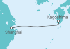 Reiseroute der Kreuzfahrt  Japan - Royal Caribbean