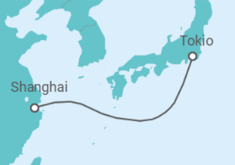Reiseroute der Kreuzfahrt  Japan Alles Inklusive - MSC Cruises