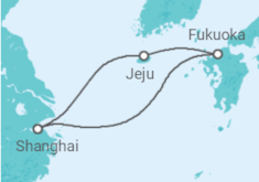 Reiseroute der Kreuzfahrt  Südkorea - Royal Caribbean