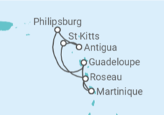 Reiseroute der Kreuzfahrt  Griechenland, Türkei Alles Inklusive - mit flug - Celebrity Cruises