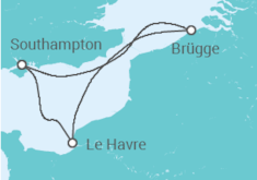Reiseroute der Kreuzfahrt  Norwegen Alles Inklusive - mit flug - Celebrity Cruises