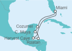 Reiseroute der Kreuzfahrt  Kanaren & Marokko ab Gran Canaria - AIDA