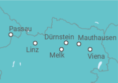 Reiseroute der Kreuzfahrt  Niederlande, Belgien - AmaWaterways