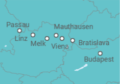 Reiseroute der Kreuzfahrt  Schweden, Polen & Dänemark ab Warnemünde - AIDA