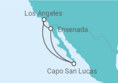 Reiseroute der Kreuzfahrt  6 DAY MEXICAN RIVIERA CRUISE - Carnival Cruise Line
