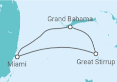 Reiseroute der Kreuzfahrt  Bahamas - NCL Norwegian Cruise Line