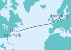 Reiseroute der Kreuzfahrt  Die große Freiheit auf dem Atlantik - Hapag-Lloyd Cruises