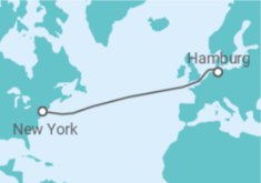 Reiseroute der Kreuzfahrt  Die große Freiheit auf dem Atlantik - Hapag-Lloyd Cruises