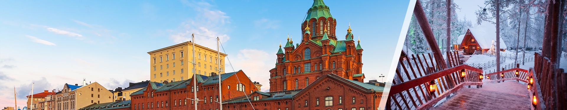 Helsinki und Rovaniemi
