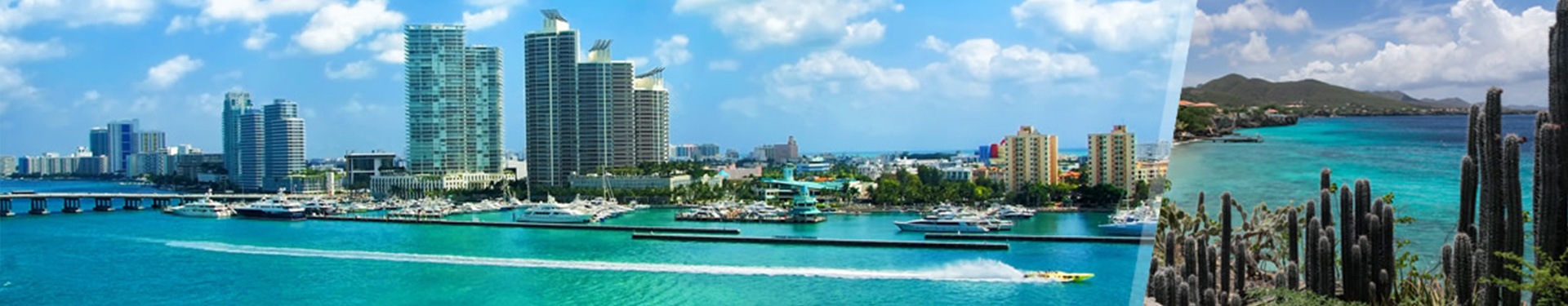 Miami und Curaçao