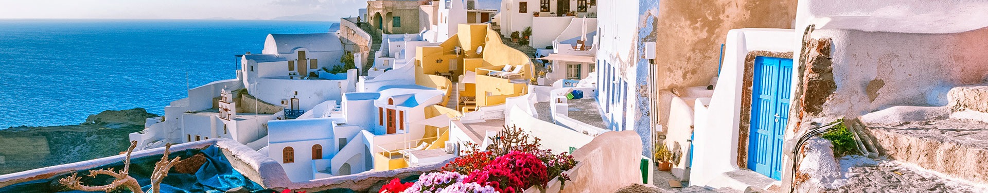 Athen, Rhodos und Santorini mit dem Flugzeug