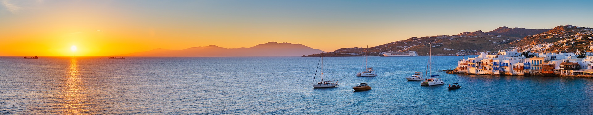 Rom, Athen und Mykonos  mit dem Flugzeug