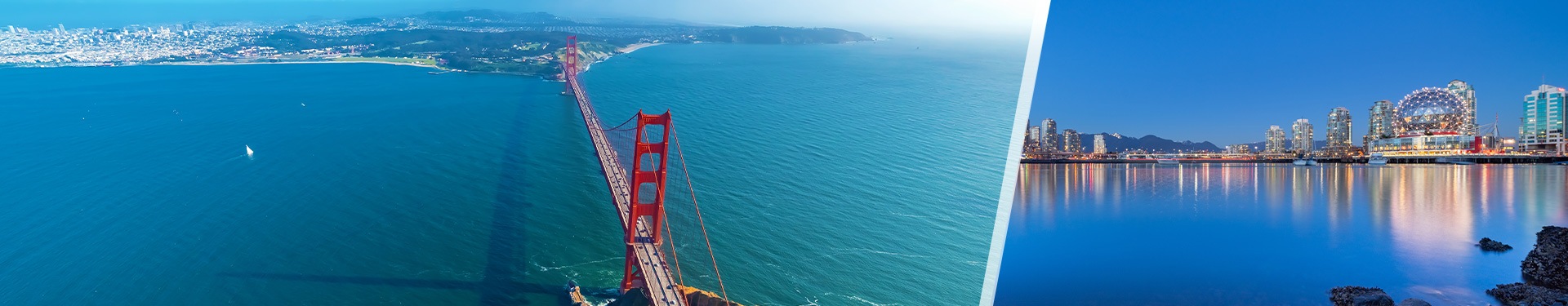 San Francisco, Seattle und Vancouver