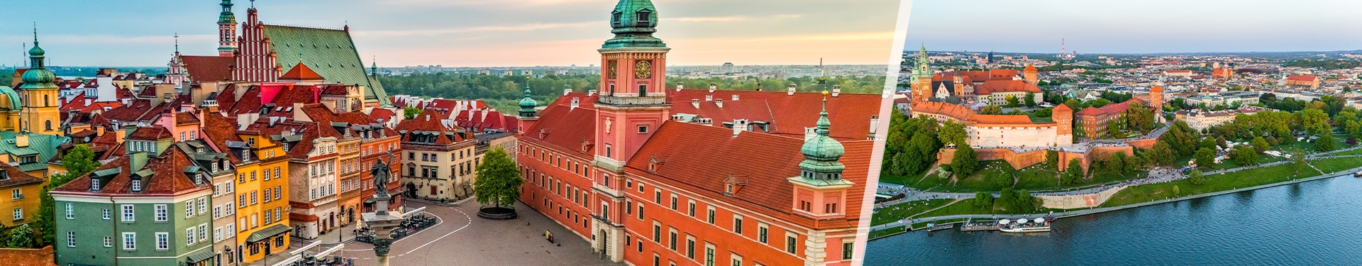 Warschau und Krakau