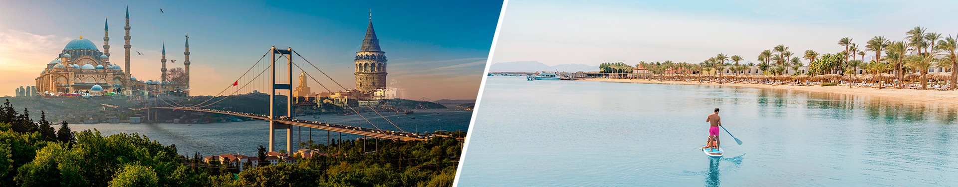 Istanbul und Hurghada