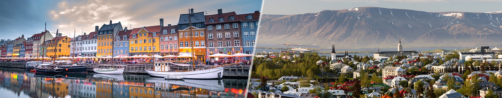 Kopenhage und Reykjavik
