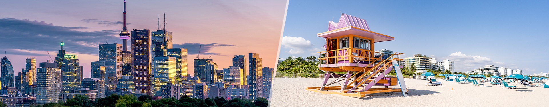 Toronto, New York und Miami
