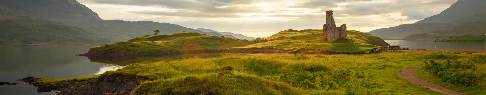 Route durch Nordschottland und den Highlands (Hochland)