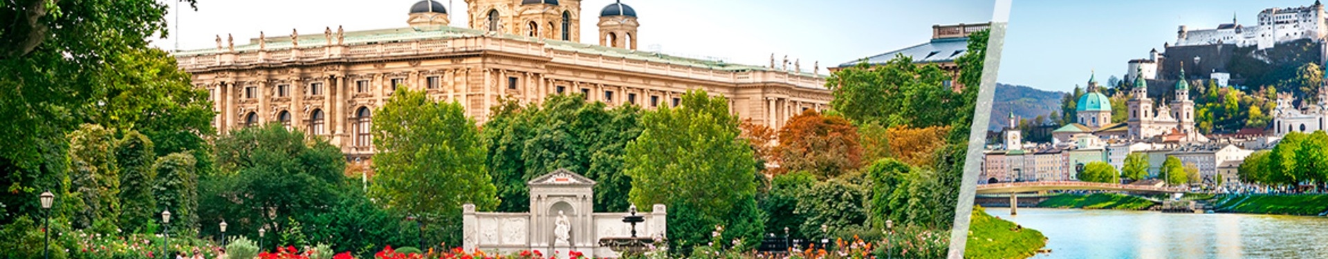 Wien und Salzburg per Flugzeug