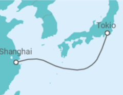 Reiseroute der Kreuzfahrt  Japan - MSC Cruises