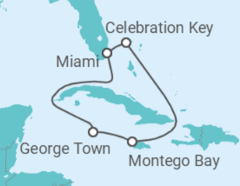 Reiseroute der Kreuzfahrt  WESTERN CARIBBEAN - Carnival Cruise Line
