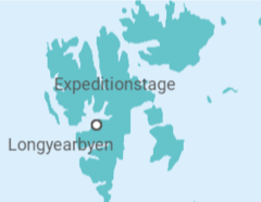 Reiseroute der Kreuzfahrt  Longyearbyen to Longyearbyen - Silversea