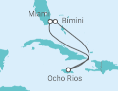 Reiseroute der Kreuzfahrt  Jamaika - Virgin Voyages
