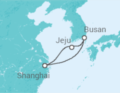 Reiseroute der Kreuzfahrt  Japan - Royal Caribbean