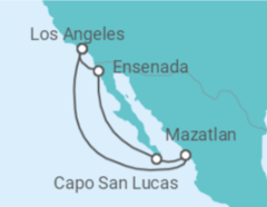 Reiseroute der Kreuzfahrt  Mexiko - Royal Caribbean
